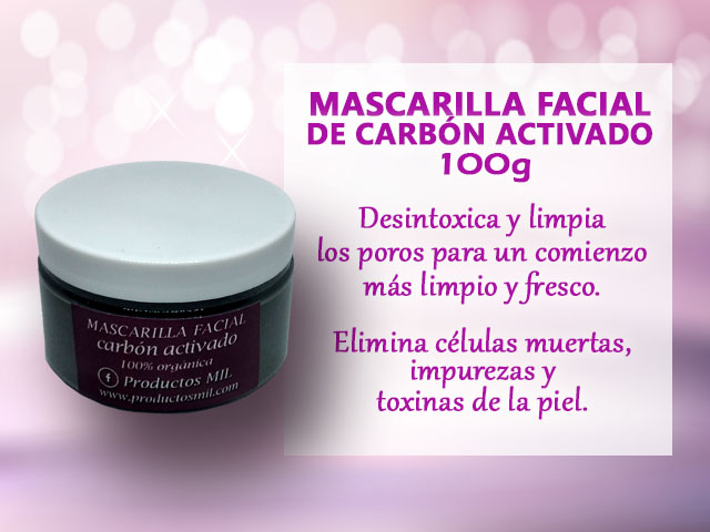 Mascarilla Facial de Carb&oacute;n Activado