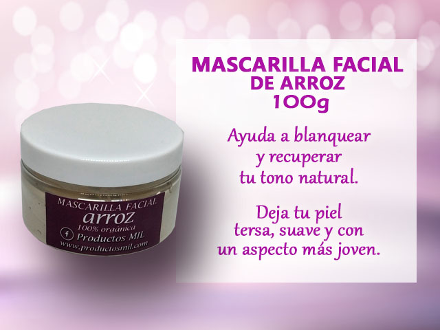 Mascarilla Facial de Arroz