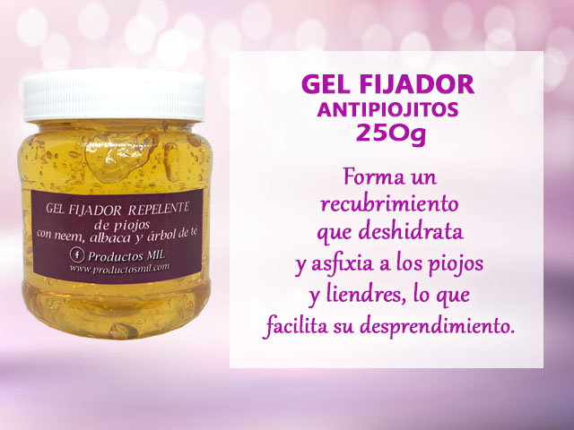 Gel Fijador Antipiojos